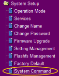 Asus WL500 System command